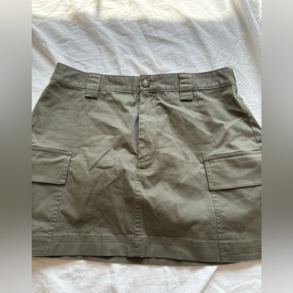 Abercrombie & Fitch Khaki Mini Skirt